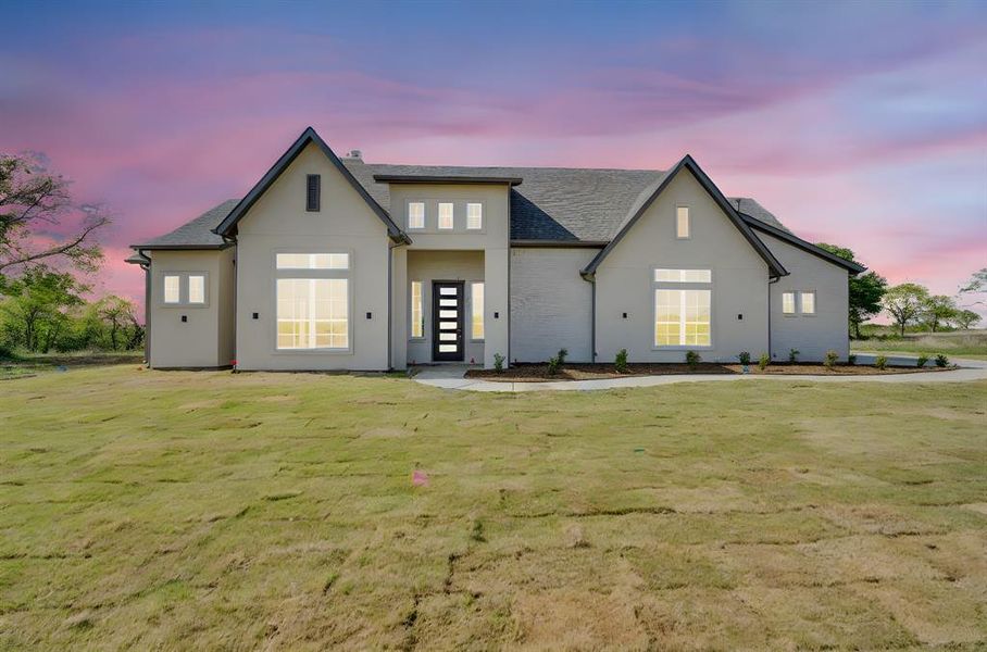 Front exterior of a new home in , Corsicana, TX, highlighting curb appeal (Image 23). Front exterior of a new home in , Corsicana, TX, highlighting curb appeal (Image 23).