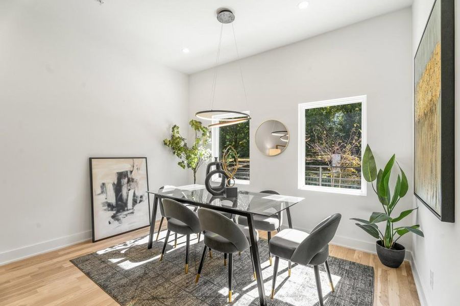 Furnished interior view inside a new home in Freedom Townhomes, Atlanta (Image 16).