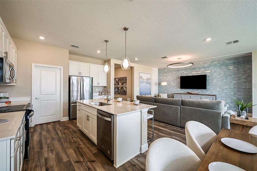 Furnished interior view inside a new home in Mirada, San Antonio (Image 15).