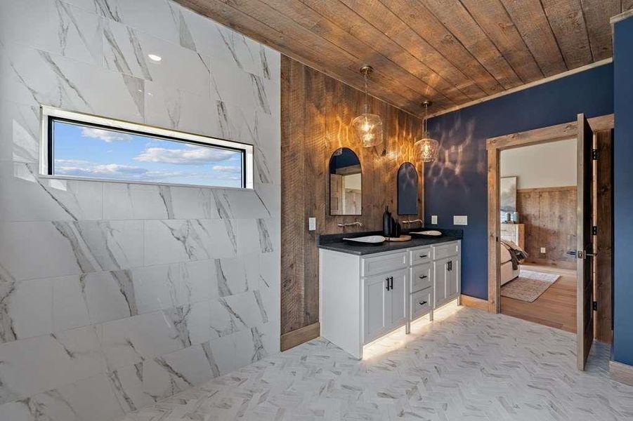 Furnished interior view inside a new home in , Blue Ridge (Image 43).
