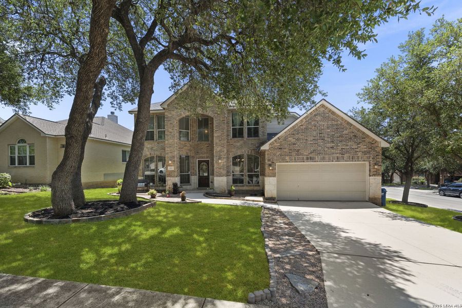 Front exterior of a new home in , San Antonio, TX, highlighting curb appeal (Image 2). Front exterior of a new home in , San Antonio, TX, highlighting curb appeal (Image 2).