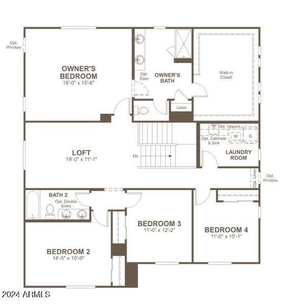 RED III- Lot 636 Second Floor Plan