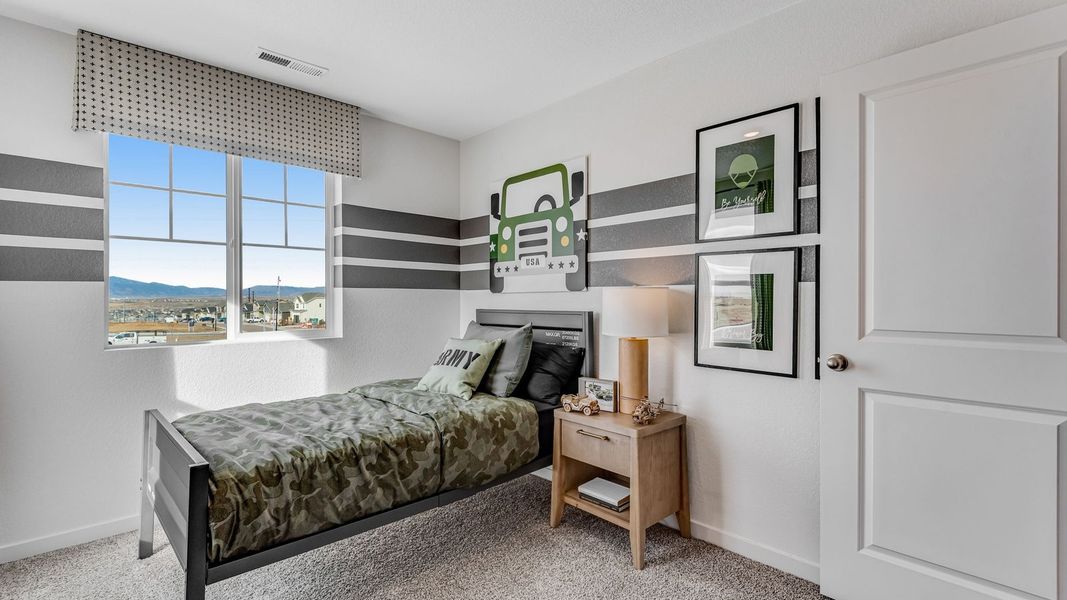 Furnished interior view inside a new home in Prairie Song, Windsor (Image 12).