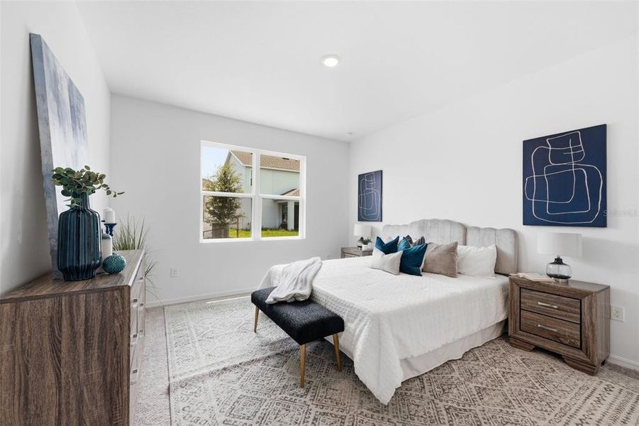 Furnished interior view inside a new home in Trinity Place, St. Cloud (Image 25).