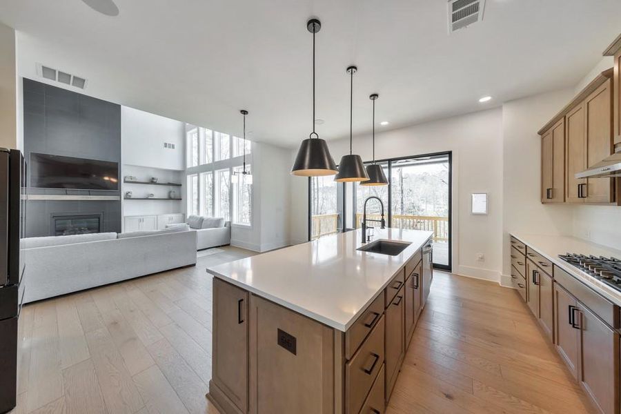 Furnished interior view inside a new home in , Woodstock (Image 20).