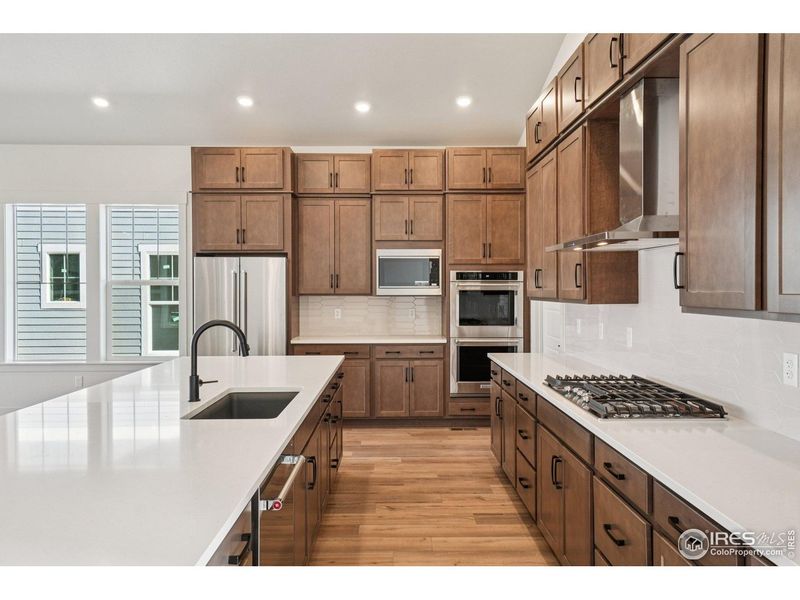 Furnished interior view inside a new home in Villa Collection, Fort Collins (Image 8).