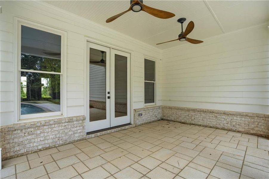 Exterior details and patio area of a home in , Marietta (Image 33). Exterior details and patio area of a home in , Marietta (Image 33).