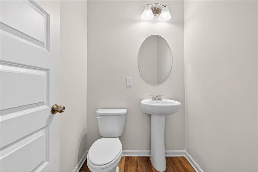 Furnished interior view inside a new home in Townes At The Stiles, Cartersville (Image 5).