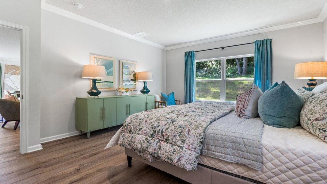 Furnished interior view inside a new home in Olson Ridge, Tallahassee (Image 20).