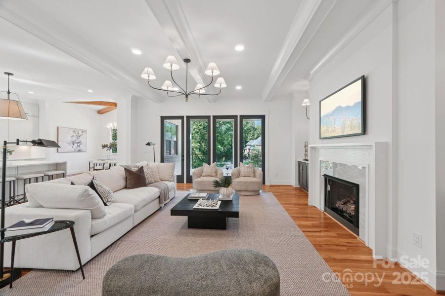 Furnished interior view inside a new home in , Charlotte (Image 10).