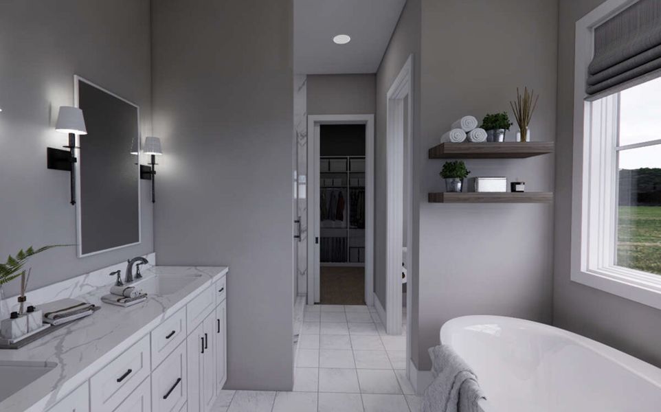 Representative furnished interior of a home built from the Milton by Zeal Home Builders in Patti Lynn Hills, Paradise (Image 18).