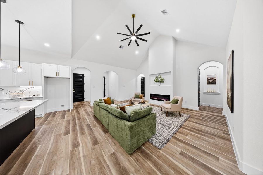 Furnished interior view inside a new home in , New Caney (Image 13).