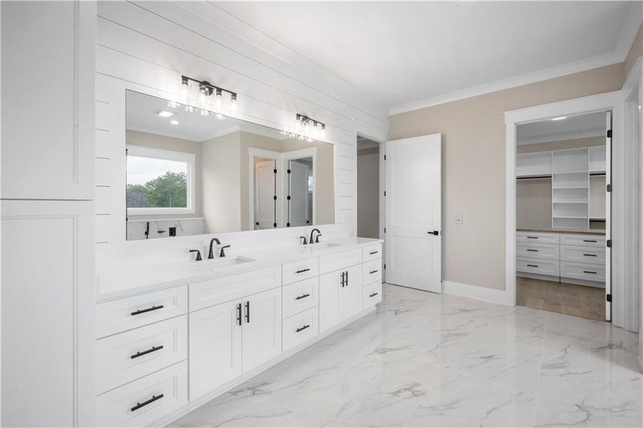 Furnished interior view inside a new home in , Buford (Image 11).