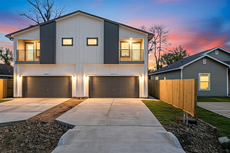 Welcome home to 6610 Ezzard Charles Ln #B! This newly constructed residence features modern curb appeal, a sleek contemporary elevation, private driveway, attached garage, and warm exterior lighting. A stylish and functional design perfect for today’s lifestyle. Welcome home to 6610 Ezzard Charles Ln #B! This newly constructed residence features modern curb appeal, a sleek contemporary elevation, private driveway, attached garage, and warm exterior lighting. A stylish and functional design perfect for today’s lifestyle.