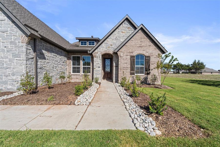 Exterior details and patio area of a home in Fannin Ranch, Leonard (Image 22). Exterior details and patio area of a home in Fannin Ranch, Leonard (Image 22).