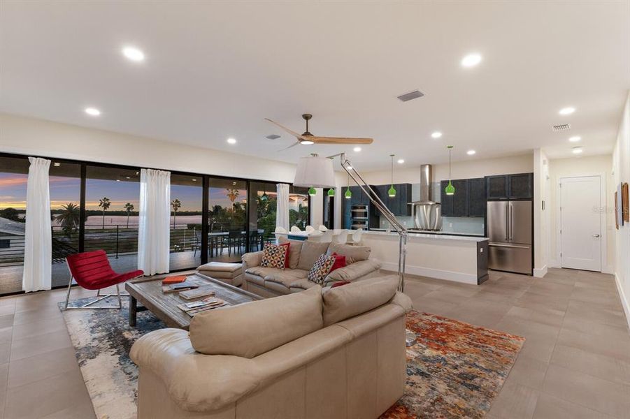 Furnished interior view inside a new home in , Longboat Key (Image 5).