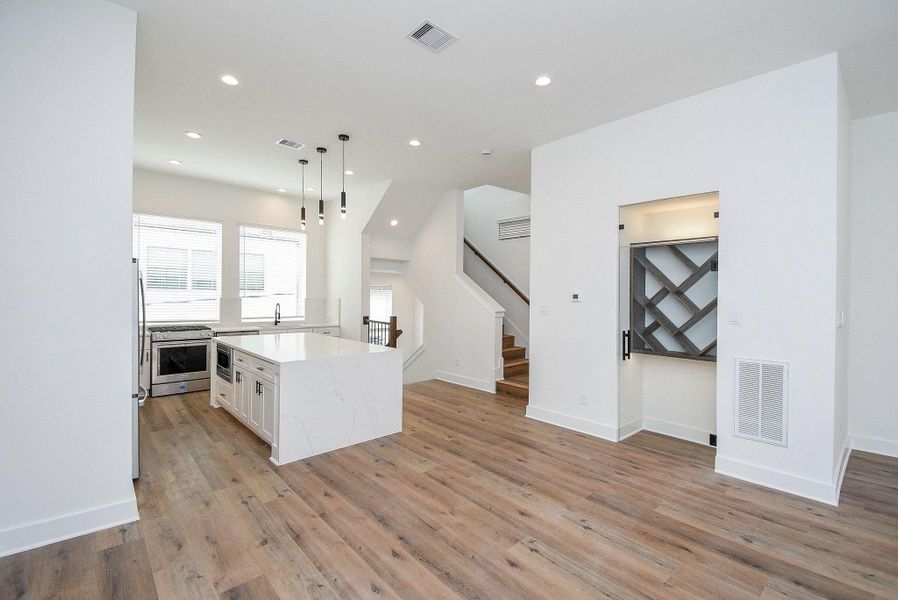 Furnished interior view inside a new home in , Houston (Image 8).