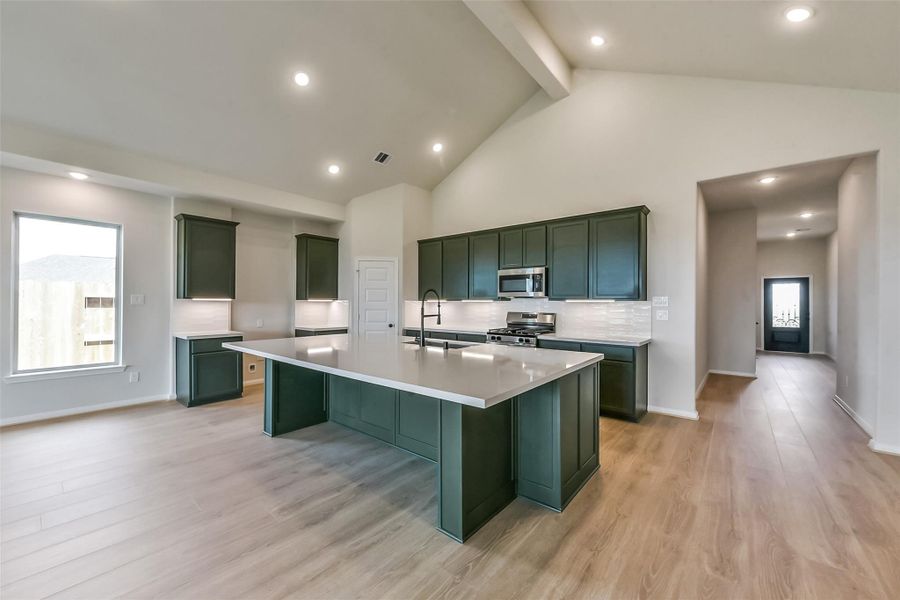 Furnished interior view inside a new home in Grand Magnolia, Houston (Image 13).