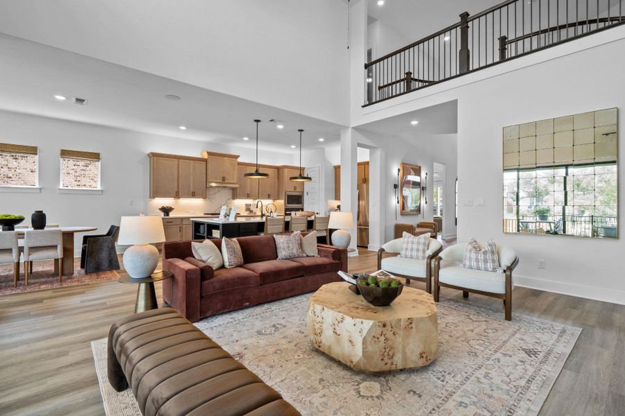 Open concept floorplan