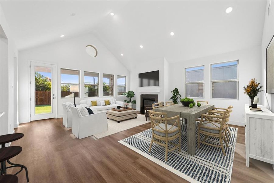 Furnished interior view inside a new home in Heritage Ranch, Sherman (Image 19).