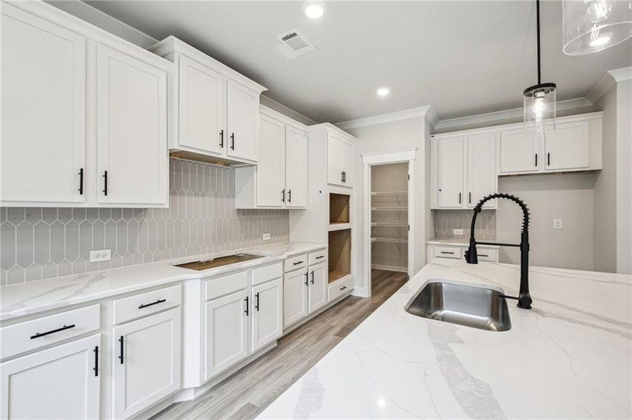 Furnished interior view inside a new home in Rosewood Lake Estates, Hoschton (Image 10).