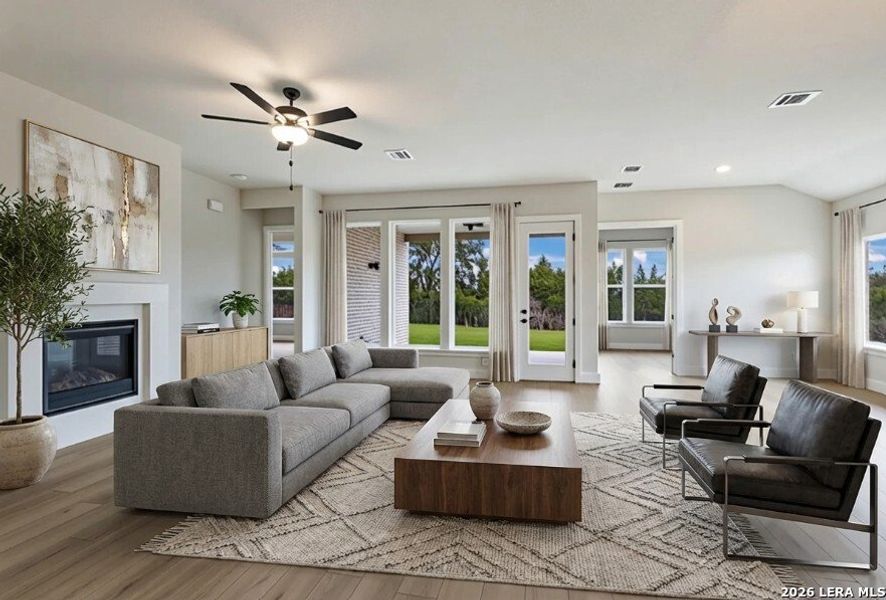 Furnished interior view inside a new home in Esperanza, Boerne (Image 8).