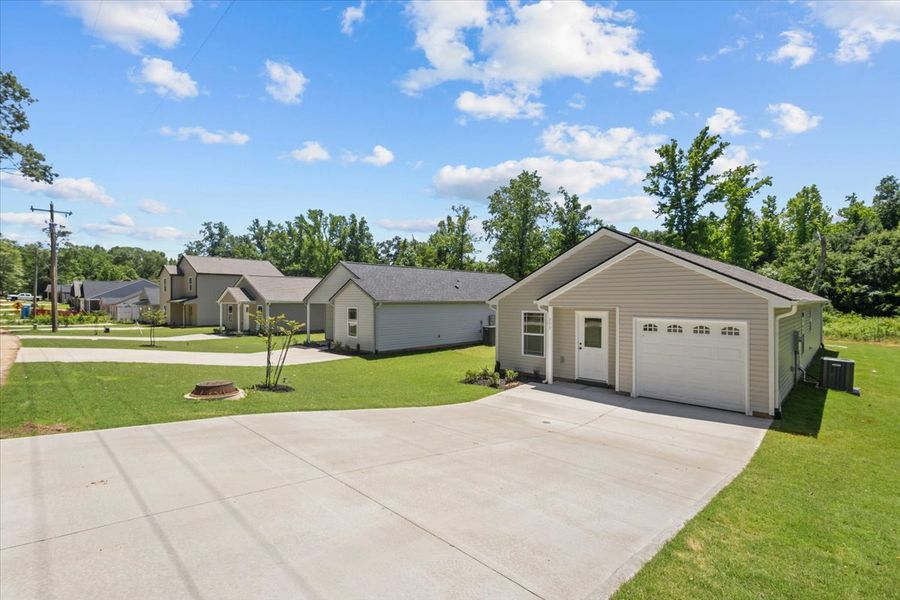 Representative exterior photo of a completed home built from the Yale by Enchanted Homes in Gentry Place, Spartanburg, SC (Image 12).
