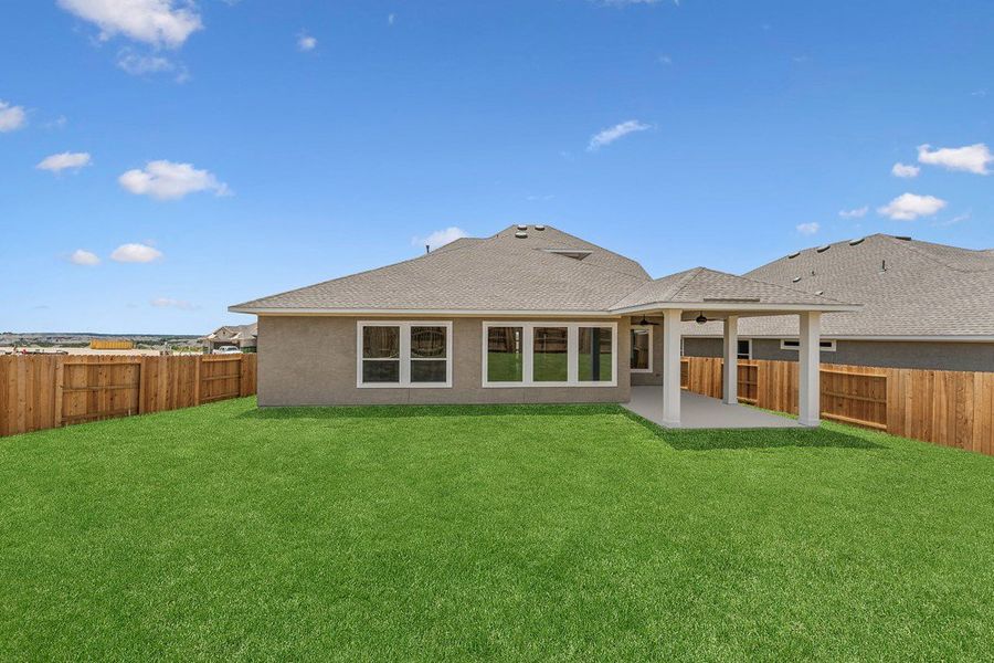 Representative exterior details of a home built from the The Gordan by David Weekley Homes in Davis Ranch 60', San Antonio (Image 4). Representative exterior details of a home built from the The Gordan by David Weekley Homes in Davis Ranch 60', San Antonio (Image 4).