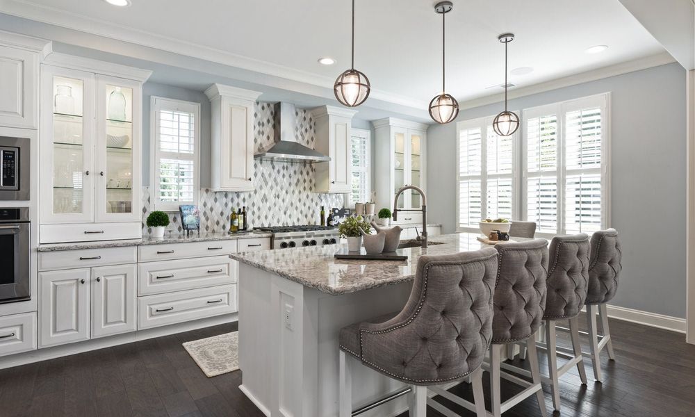 Representative furnished interior of a home built from the Tiburon II by Classica Homes in McLean - Waterfront, Clover (Image 33).