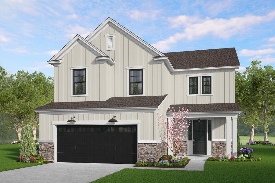 Representative rendering of the exterior for the Ellis by Hunter Quinn Homes (Image 21).