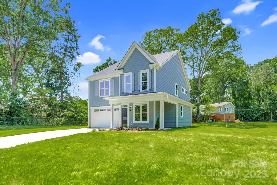 Front exterior of a new home in , Gastonia, NC, highlighting curb appeal (Image 23).