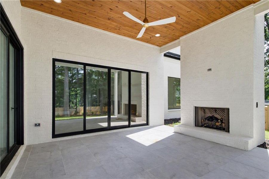 Exterior details and patio area of a home in , Alpharetta (Image 3). Exterior details and patio area of a home in , Alpharetta (Image 3).