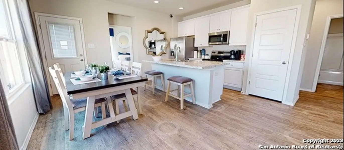 Furnished interior view inside a new home in Lonesome Dove, San Antonio (Image 3).