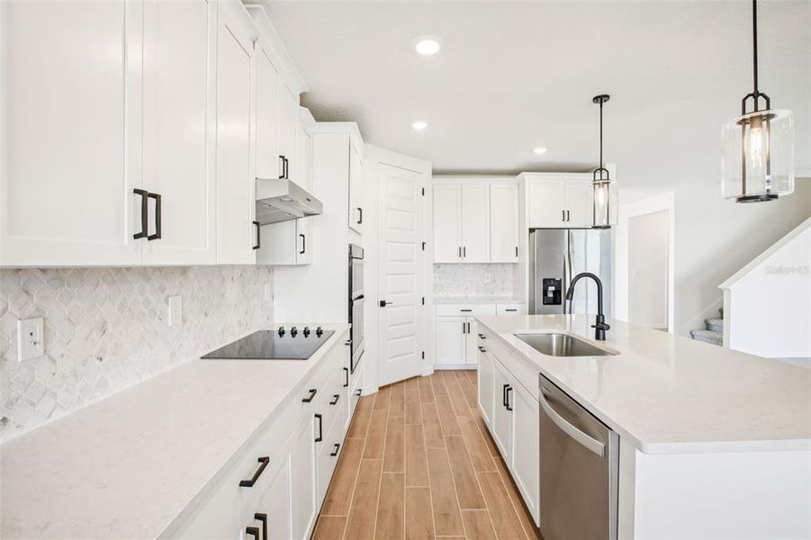 Furnished interior view inside a new home in Two Rivers - Signature Series, Zephyrhills (Image 7).