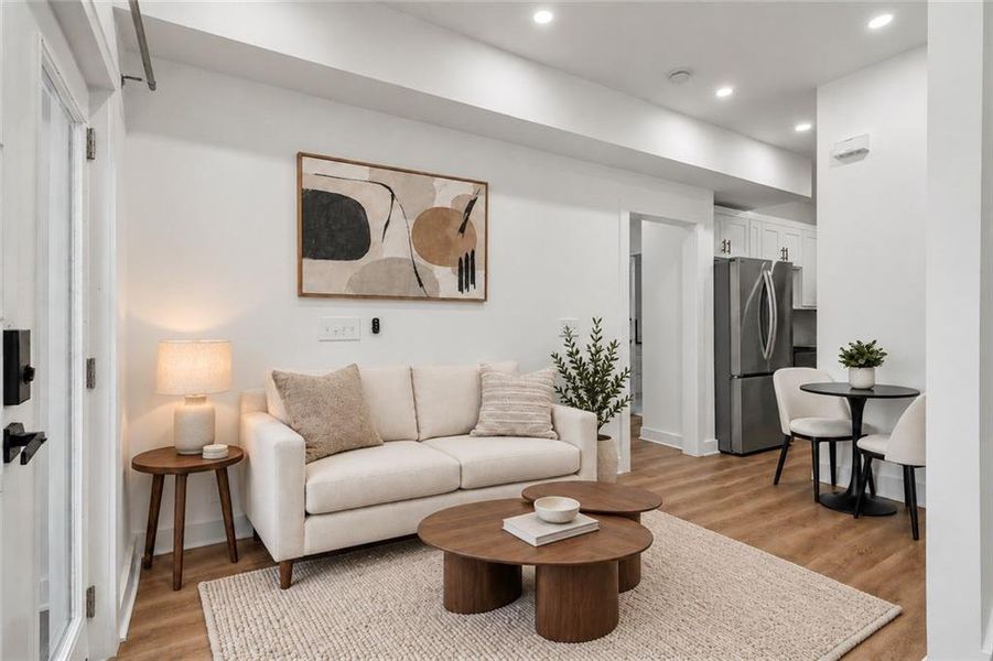 Furnished interior view inside a new home in , Union City (Image 13). Furnished interior view inside a new home in , Union City (Image 13).