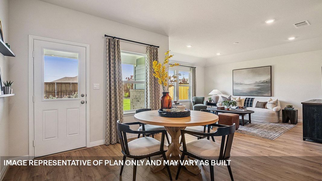 Furnished interior view inside a new home in Thunder Rock, Marble Falls (Image 6).