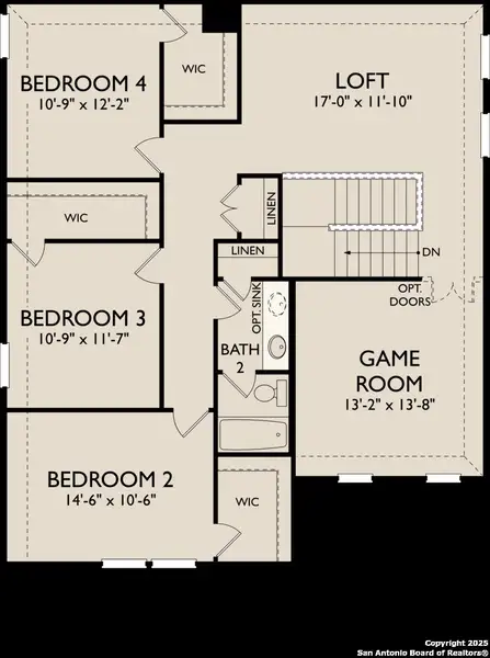 2D floor plan layout of this home in Arcadia Ridge, San Antonio, TX (Image 4). 2D floor plan layout of this home in Arcadia Ridge, San Antonio, TX (Image 4).
