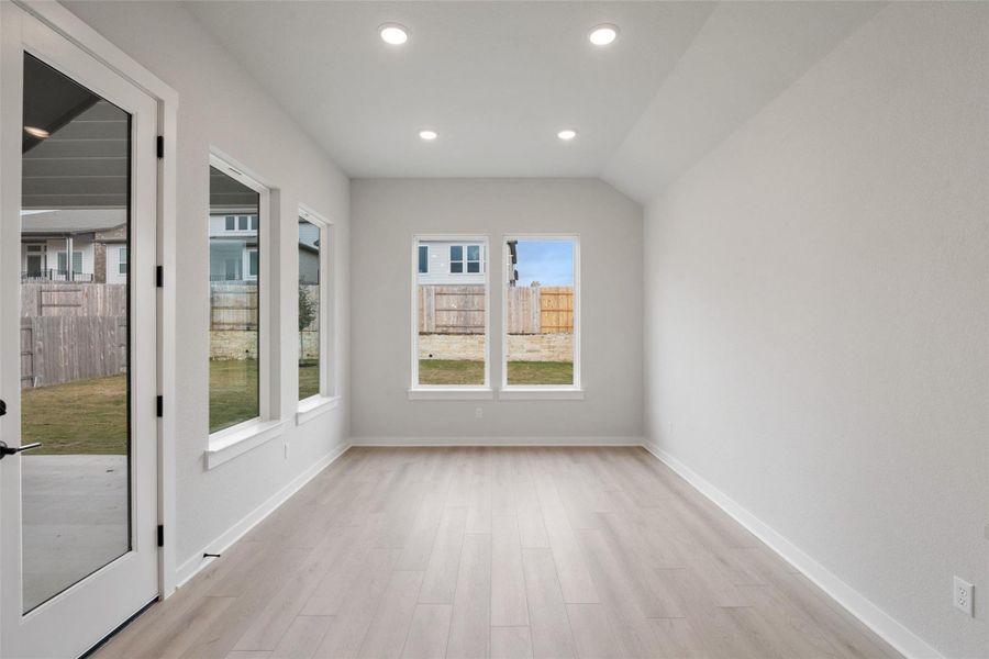 Spacious, unfurnished interior of a new home in Lariat, Liberty Hill (Image 36). Spacious, unfurnished interior of a new home in Lariat, Liberty Hill (Image 36).
