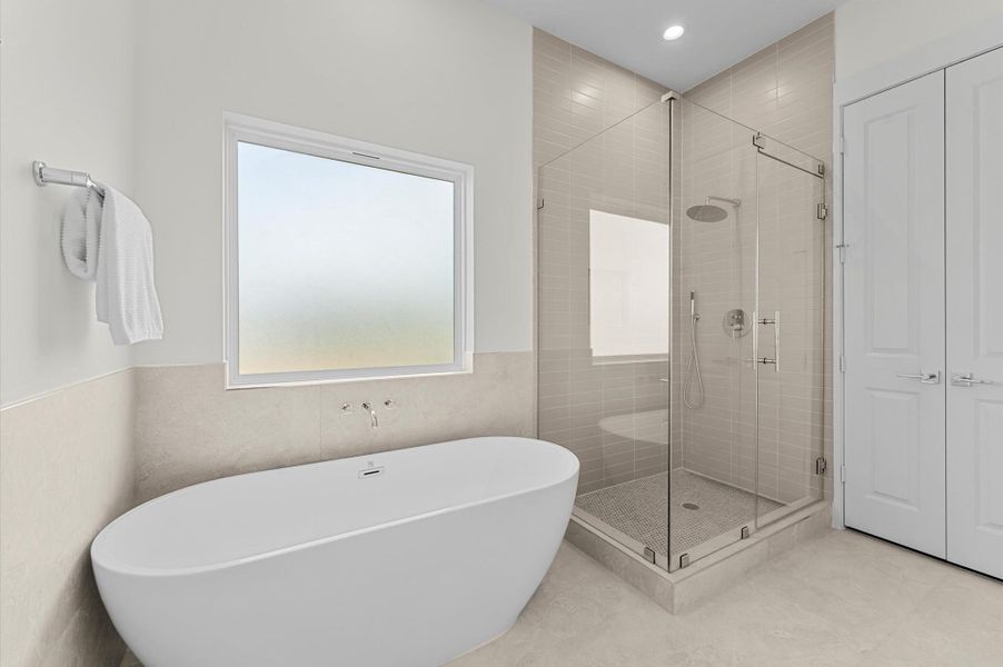 Furnished interior view inside a new home in , Houston (Image 27).