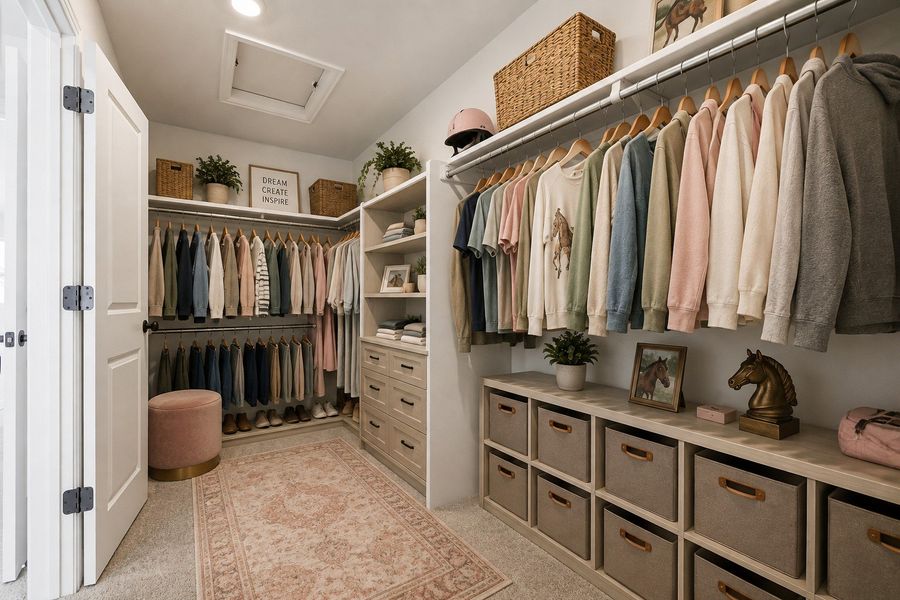 Furnished interior view inside a new home in The Town Collection at Independence, Elizabeth (Image 10).