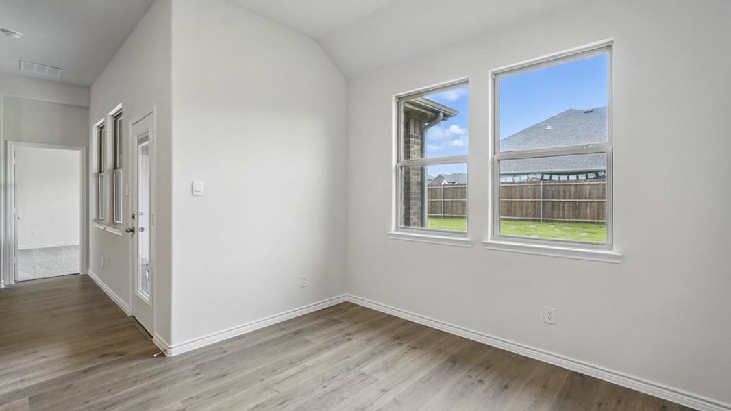 Representative unfurnished interior of a home built from the Brookview by D.R. Horton in Madera, Royse City (Image 17). Representative unfurnished interior of a home built from the Brookview by D.R. Horton in Madera, Royse City (Image 17).