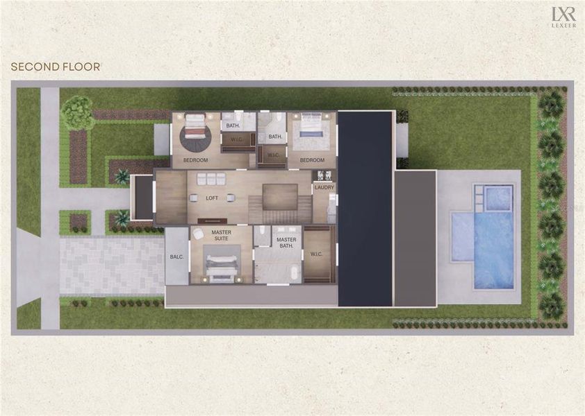 2D floor plan layout of this home in , Orlando, FL (Image 6). 2D floor plan layout of this home in , Orlando, FL (Image 6).