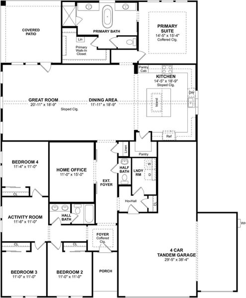 The Frankfurt floor plan by K. Hovnanian Homes. 1st Floor shown. *Prices, plans, dimensions, features, specifications, materials, and availability of homes or communities are subject to change without notice or obligation.