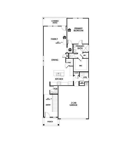 2D floor plan layout for the Sequoia by Impression Homes in Churchill, Anna, TX (Image 3). 2D floor plan layout for the Sequoia by Impression Homes in Churchill, Anna, TX (Image 3).