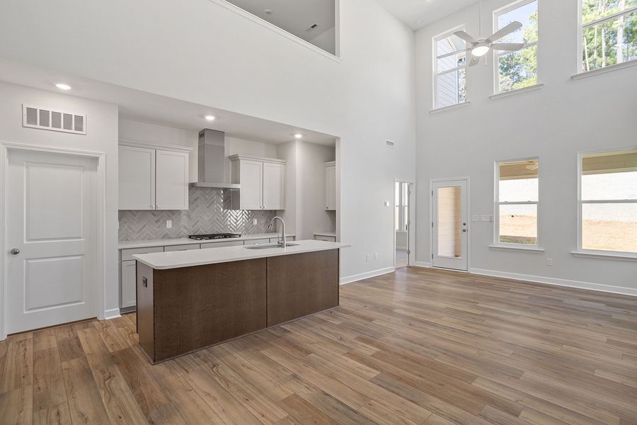 Furnished interior view inside a new home in Ovation at Sweetbrier, Durham (Image 11).