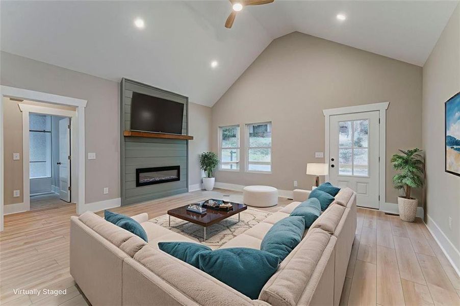 Furnished interior view inside a new home in , Ellijay (Image 10). Furnished interior view inside a new home in , Ellijay (Image 10).