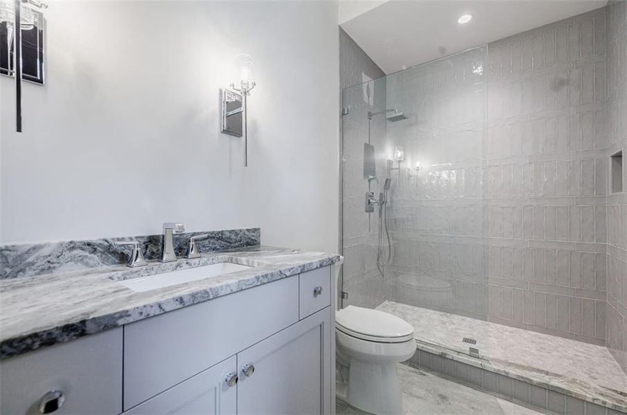 Furnished interior view inside a new home in , Canton (Image 42).