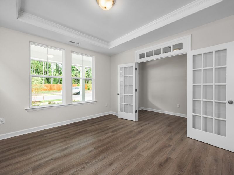 Representative unfurnished interior of a home built from the The Aspen by Davidson Homes LLC in Wendell Ridge, Wendell (Image 18).