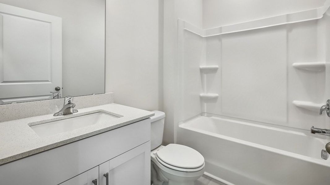 Furnished interior view inside a new home in Ridgewood Farms, Winterville (Image 6). Furnished interior view inside a new home in Ridgewood Farms, Winterville (Image 6).