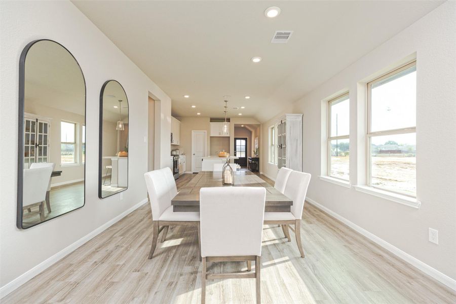 Furnished interior view inside a new home in Montgomery Ridge: Landmark Collection, Montgomery (Image 4).
